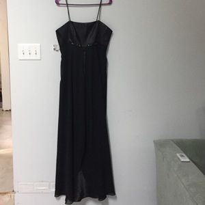 Milano designer NWT black formal dress ball gown